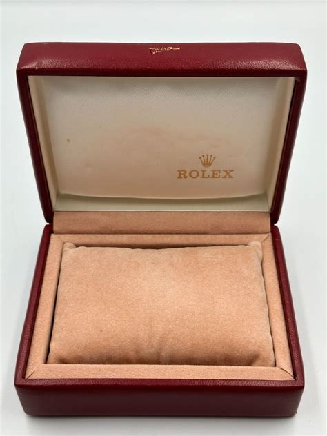 Vintage Genuine Rolex Red watch box 14.00.01. 